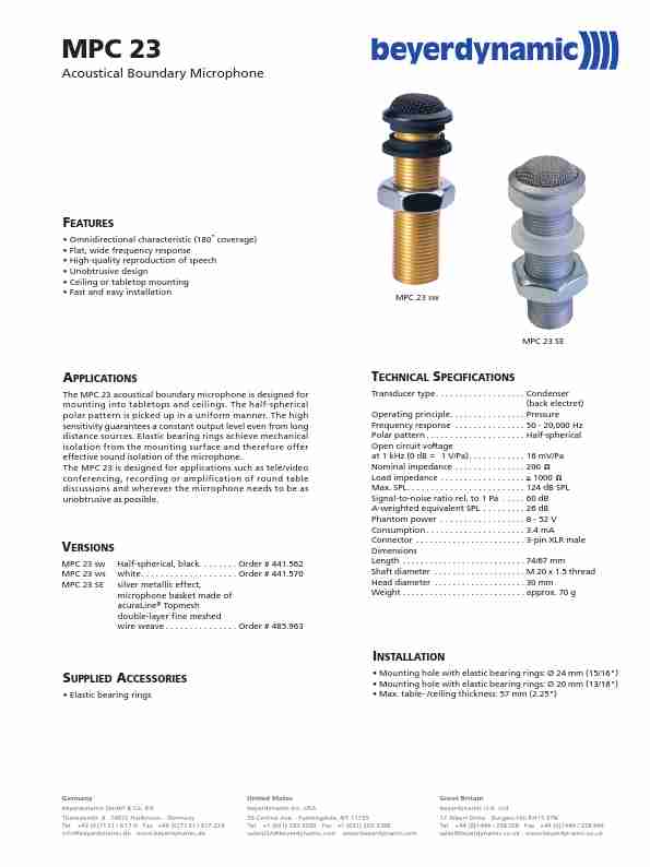 Beyerdynamic Microphone MPC 23 SE-page_pdf
